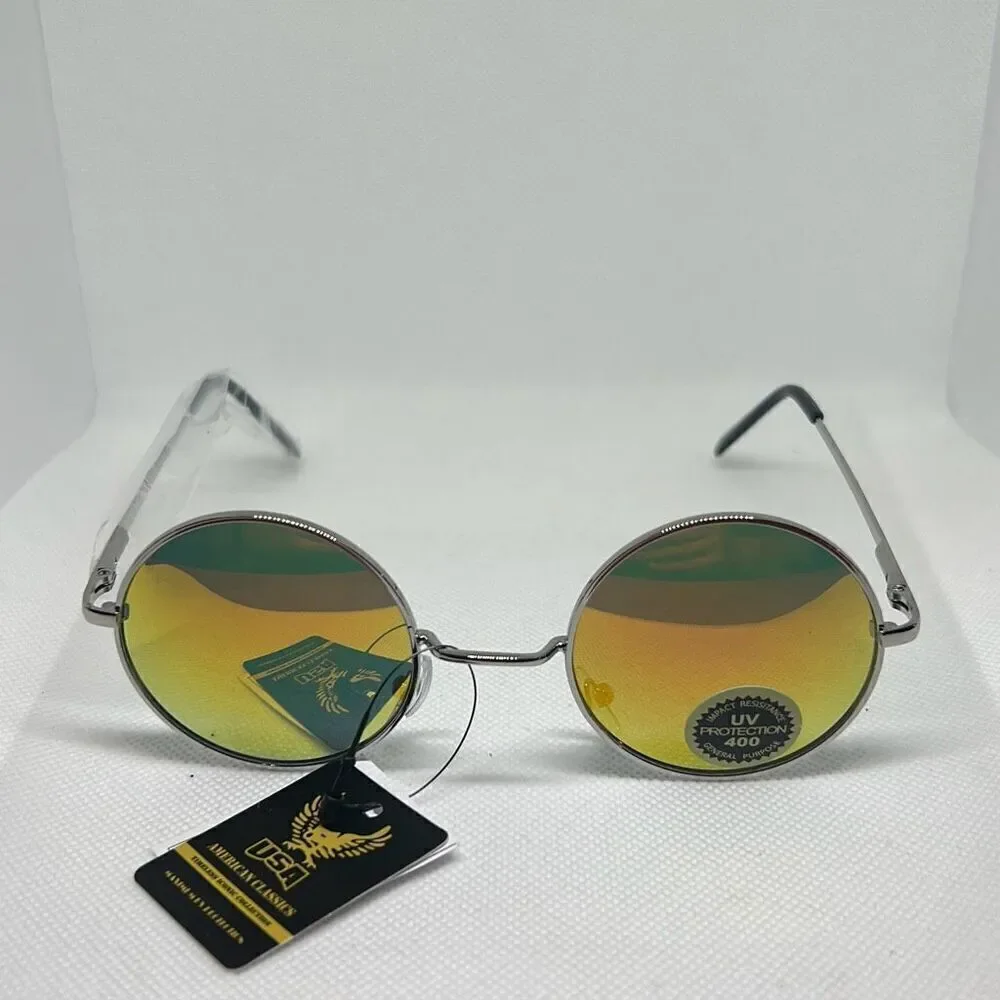 Hippie Retro Mirrored Sunglasses